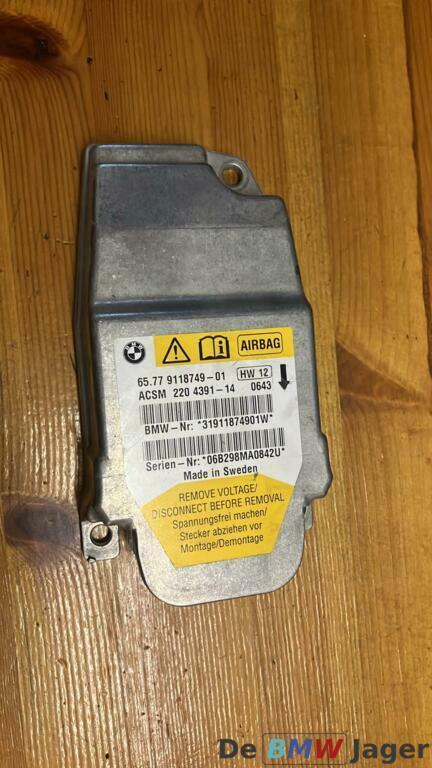 Airbag module BMW Z4 Roadster E85 Coupe E86 65779118749, Auto-onderdelen, Elektronica en Kabels, BMW, Gebruikt, Ophalen of Verzenden