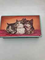 Jacques chocolade blik met katjes, Verzamelen, Verzenden, Zo goed als nieuw