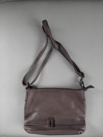 Lederen handtas,schouderriem,taupe,zo goedalsnieuw., Ophalen of Verzenden, Zo goed als nieuw, Overige kleuren, Handtas