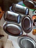 7 inox schalen, Ophalen of Verzenden, Zo goed als nieuw, Inox