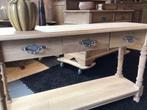 Oude landelijke sidetable, Huis en Inrichting, Tafels | Sidetables, Ophalen, 100 tot 150 cm, Eikenhout, Nieuw