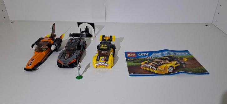 LEGO te koop – sets 60113, 60178 & 75892 raceauto's, Kinderen en Baby's, Speelgoed | Duplo en Lego, Zo goed als nieuw, Lego, Ophalen