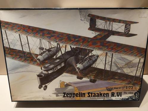 Roden (Ro055): Zeppelin Staaken R.VI om 1:72, Hobby en Vrije tijd, Modelbouw | Vliegtuigen en Helikopters, Zo goed als nieuw, Vliegtuig