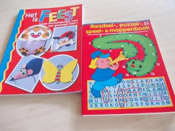 Boek "Het is Feest"  en  "Raadselboek".   NIEUW. beschikbaar voor biedingen