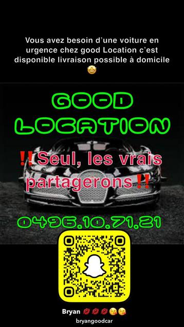Location voiture / cammionette / remorque  beschikbaar voor biedingen