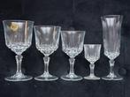 Servies van 6 stuks (29) vintage Cristal d'Arques glas 1970, Antiek en Kunst, Ophalen