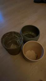 3 bloempotten te koop, Ophalen of Verzenden, Zo goed als nieuw