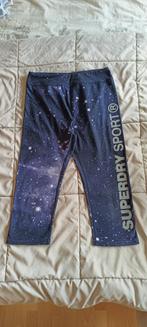 SuperDry 3/4 blauwe legging maat S, Kleding | Dames, Sportkleding, Gedragen, Blauw, Superdry, Ophalen of Verzenden