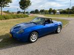 Schitterende Fiat Barchetta uit 2003 met slechts 140.000 km, 4 cilinders, Cabriolet, Blauw, Leder