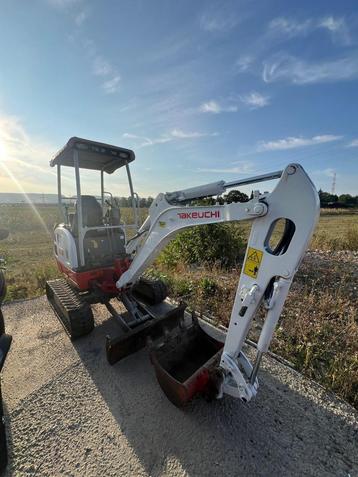 MINIGRAVER TAKEUCHI TB 216 NIEUWE STAAT/PRIJS: 14.999€ beschikbaar voor biedingen