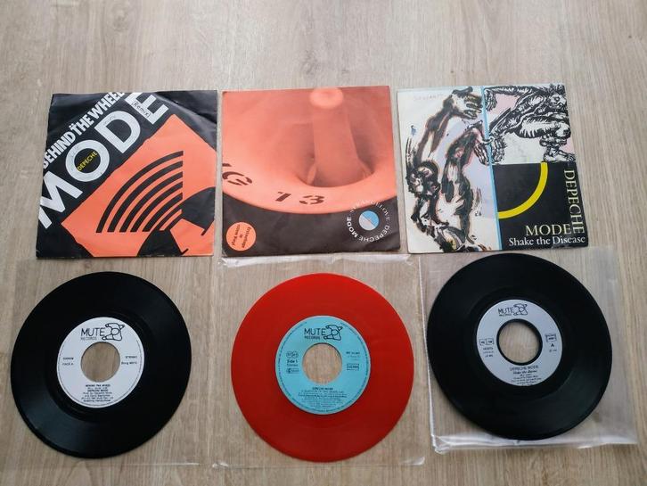 DEPECHE MODE SET VAN 3 SP, Cd's en Dvd's, Vinyl | Dance en House, Gebruikt, Verzenden
