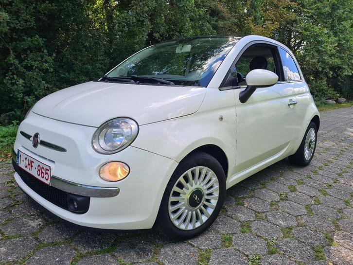 Fiat 500 benzine 1.2 heel zuinig met 183000km's, Auto's, Fiat, Particulier, ABS, Airbags, Airconditioning, Alarm, Boordcomputer