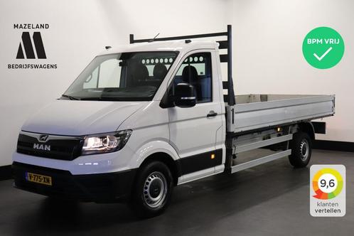 MAN TGE 2.0 L4 Openlaadbak EURO 6 - Airco - Cruise - Trekhaa, Auto's, Bestelwagens en Lichte vracht, ABS, Airconditioning, Cruise Control
