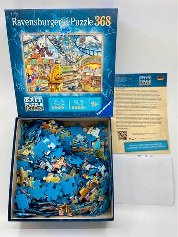 Ravensburger 368 Escape puzzel - thema Pretpark - 9+ beschikbaar voor biedingen