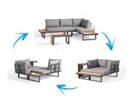 Loungeset, Neuf, Aluminium, Banque, Sets de jardin
