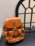 Sac à dos en cuir véritable couleur cognac. INUTILISÉ !, Bijoux, Sacs & Beauté, Enlèvement ou Envoi, Neuf