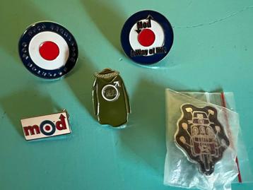 Set pins voor Mod Vespa fan - collectors item beschikbaar voor biedingen