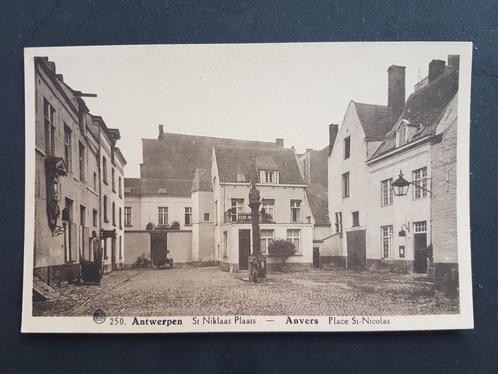 Postkaart Antwerpen Anvers St Niklaas Plaats, Verzamelen, Postkaarten | België, Ongelopen, Antwerpen, 1940 tot 1960, Ophalen of Verzenden