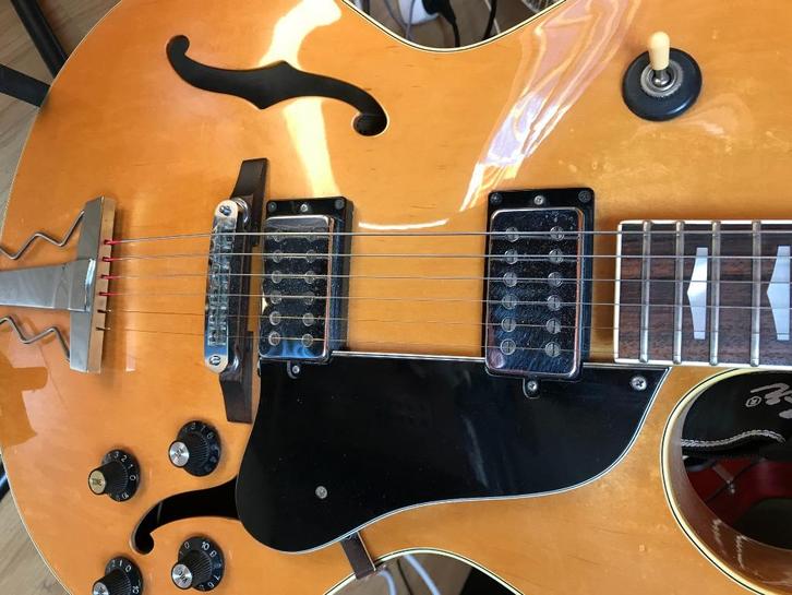 westone session II jazz gitaar + gibson custombucker, Muziek en Instrumenten, Snaarinstrumenten | Gitaren | Elektrisch, Gebruikt