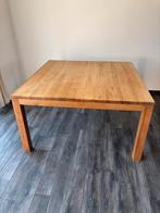Table en chêne massif carrée Ethnicraft, Huis en Inrichting, Ophalen, Zo goed als nieuw, Eikenhout