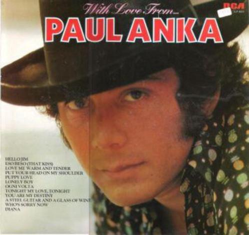 LP- Paul Anka - With Love, CD & DVD, Vinyles | Pop, Enlèvement ou Envoi