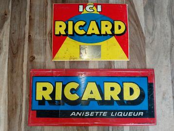 Ricard oude blikken reclameborden boutaux Paris beschikbaar voor biedingen