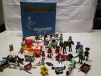 Een vintage koffertje met Playmobil; 19 mannetjes met vaste, Los Playmobil, Gebruikt, Ophalen