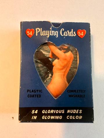 Setje retro speelkaarten. Glorious nudes ( Sweethaert) beschikbaar voor biedingen