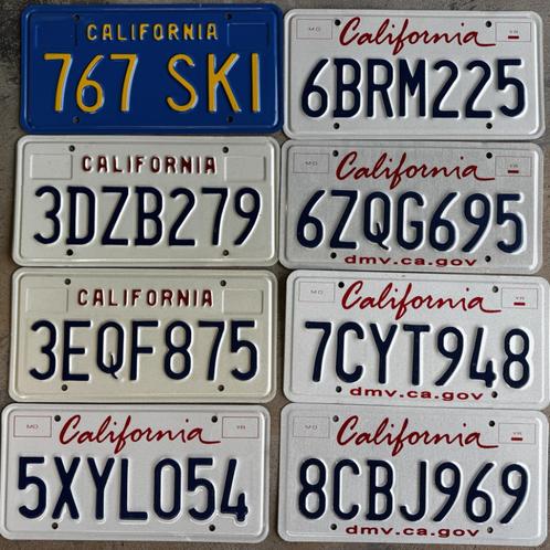 plaque d'immatriculation USA nummerplaat CALIFORNIA, Verzamelen, Automerken, Motoren en Formule 1, Zo goed als nieuw, Ophalen of Verzenden
