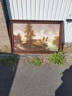 schilderij  op dok, Ophalen