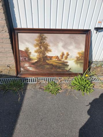 schilderij  op dok  beschikbaar voor biedingen