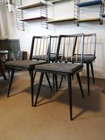 4 Retro jaren 60 stoelen, vintage eetkamer, Antiek en Kunst, Ophalen