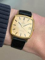 Vintage omega automatic.date., Handtassen en Accessoires, Horloges | Antiek, Omega, Goud, Polshorloge, Verguld