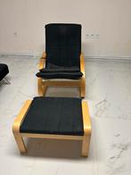 Fauteuil à bascule + repose pieds Ikea, Enlèvement, Utilisé