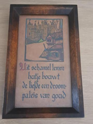 Mooi werkje van Frans Van Immerseel. beschikbaar voor biedingen