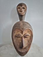 Masque Kwélé du Gabon, 41cm, Antiquités & Art, Enlèvement ou Envoi