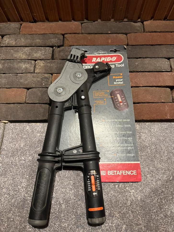 Betafence Rapido draadspanner met spanningsmeter, Doe-het-zelf en Bouw, Gereedschap | Handgereedschap, Zo goed als nieuw, Ophalen