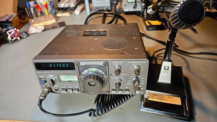 Kenwood TS-120V 10W HF SSB, Telecommunicatie, Zenders en Ontvangers, Gebruikt, Zender en Ontvanger, Ophalen