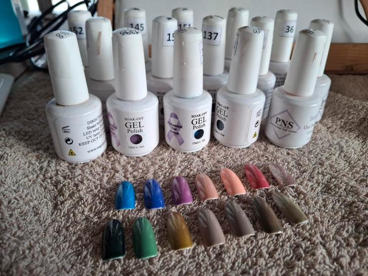 Gel polish, Handtassen en Accessoires, Uiterlijk | Cosmetica en Make-up, Zo goed als nieuw, Handen en Nagels, Overige kleuren