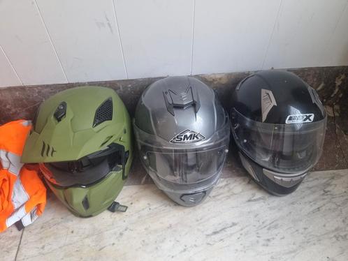 3 motorhelmen., Motos, Vêtements | Casques de moto, Enlèvement ou Envoi