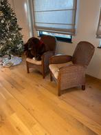 Zeteltjes, Huis en Inrichting, Fauteuils, Ophalen, Minder dan 75 cm, Vintige, Zo goed als nieuw