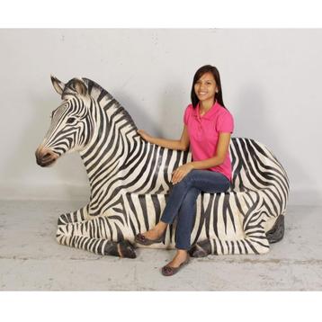 Zebra beeld Seat – Zebrabank Breedte 173 cm Fotomoment beschikbaar voor biedingen