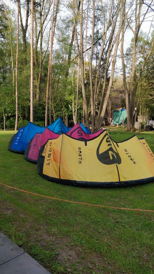 North orbit 2024 8m, 9m, 11m + 2 barren, Watersport en Boten, Kitesurfen, Zo goed als nieuw, Kite, Ophalen of Verzenden