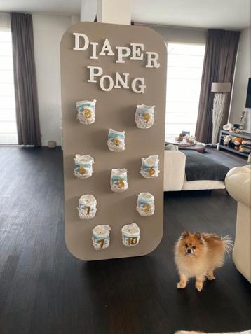 Diaper Pong GENDER REVEAL beschikbaar voor biedingen