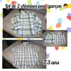 Chemises Pour garçon -lot de 2-T.3 ans, Enfants & Bébés, Enlèvement ou Envoi, Utilisé, Garçon, Chemise ou À manches longues