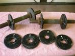 2 metalen handgrepen voor gewichthalters, Sport en Fitness, Fitnessmaterialen, Ophalen, Gebruikt