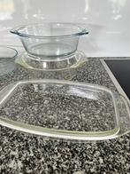 Set glazen ovenschalen, Huis en Inrichting, Ophalen, Gebruikt