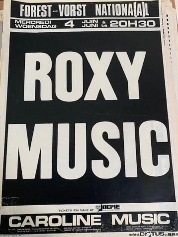 ROXY MUSIC 1980 concert poster
