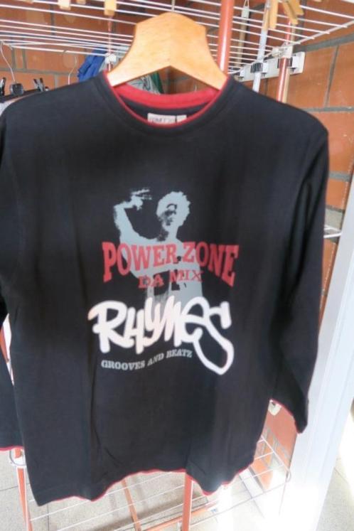 T-shirt nieuw zwart print Powerzone RMTX mt 38-40, Vêtements | Femmes, T-shirts, Neuf, Taille 38/40 (M), Noir, Manches courtes