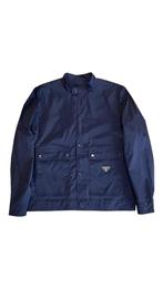 Prada Re-Nylon Logo jas navy blauw, Kleding | Heren, Ophalen of Verzenden